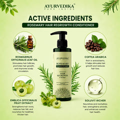 Ayurvedika Rosemary Hair Regrowth Conditioner 200ml