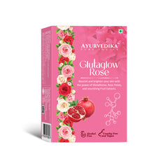 Glutaglow Rose Soap—76% TFM, featuring Glutathione and Enriched with Rose Petals and Fruit Extracts for Glowing Skin, Hyperpigmentation, Natural Brightening, Hydration and is Paraben-Free, Vegan, and Alcohol-free.