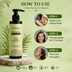 Ayurvedika Rosemary Hair Regrowth Shampoo 200ml